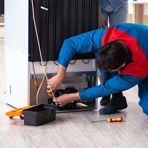 how much do you charge for refrigerator repair services in Kresgeville